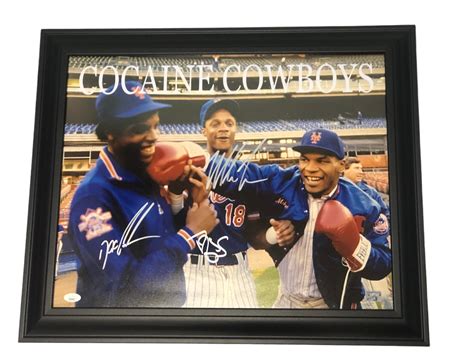 Lot Detail Mike Tyson Dwight Gooden Darryl Strawberry Signed