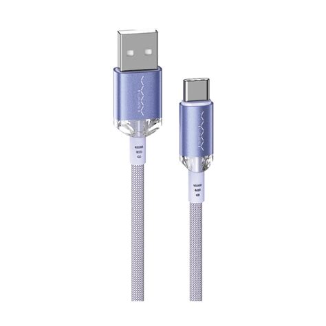 Vyvylabs Fast Charging Data Cable Crystal Series USB To Type C 3A 1M