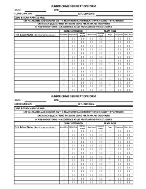 Fillable Online Ref Clinic Verification Form Xlsx Fax Email