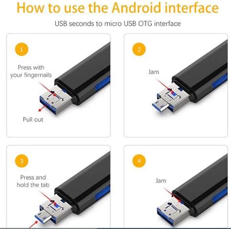 Adapter Otg Type C Na Usb Micro Usb Ita Sd Memorijskih Kartica