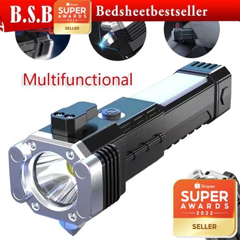 B S B Led Super Powerful Flashlight Usb Rechargeable Torch Light Mode