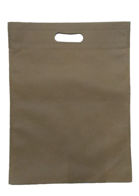 Grey Plain D Cut Non Woven Carry Bag For Grocery At Rs 135 Kg In