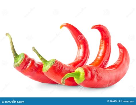 Краснокалильный перец Chili Стоковое Изображение - изображение ...