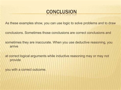 Philosophy Logic And Its Kind Inductive And Deductive Reasoning Ppt Ppt