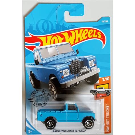 HOT WHEELS HW HOT TRUCKS LAND ROVER SERIES III PICKUP Shopee Brasil