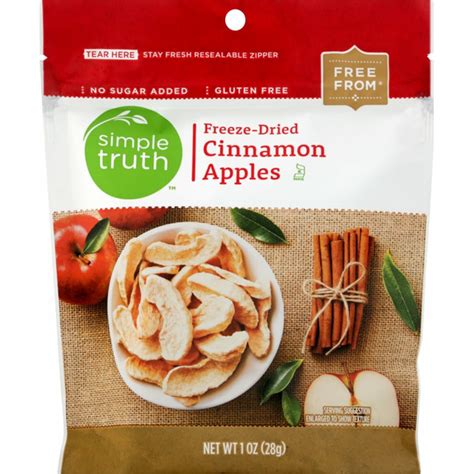 Kroger Simple Truth Apples Cinnamon Freeze Dried Same Day Delivery Or