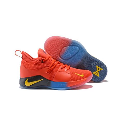 Paul George Nike PG 2 Orange Men's Basketball Shoes, Nike Outlet, Nike ...