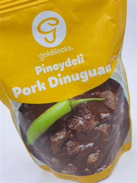 Goldilocks Pinoydeli Dinuguan Ready To Eat Net Wt 150g 5 29 Lazada Ph