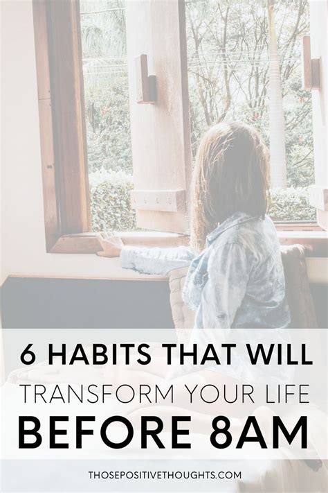 6 Habits That Will Transform Your Life Before 8am Miracle Morning