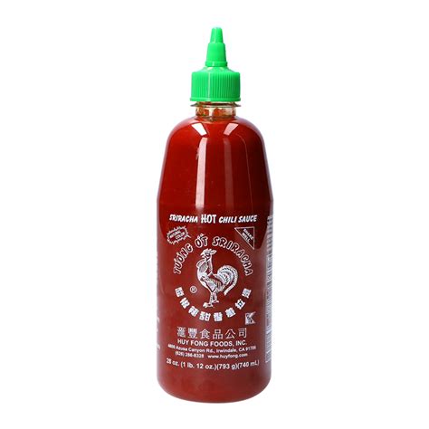 Huy Fong Sriracha Hot Chili Sauce 793g Beagley Copperman