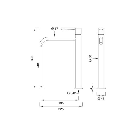 Lutezia Plus Deck Mounted Mixer By Cea Archipro Nz