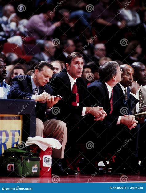 Rudy Tomjanovich, Houston Rockets Head Coach. Editorial Photo - Image ...