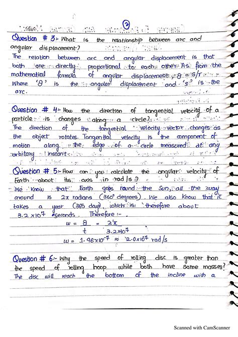 Solution Rotational Circular Motion Conceptuals Numericals Studypool