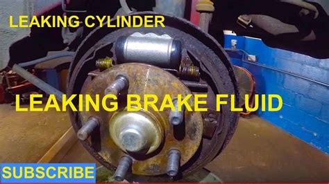 Leaking Brake Fluid Bad Wheel Cylinder YouTube