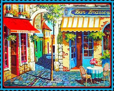 Solve Street Scene Resize 12 378 Pieces Jigsaw Puzzle Online With