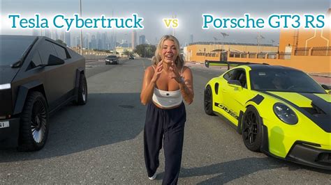 Tesla Cybertruck Or Porsche Gt3 Rs Supercars Cybertruck Porsche