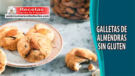 Galletas De Almendra Sin Gluten