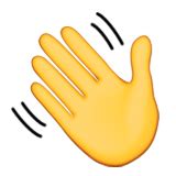 Waving Hand Sign Emoji - Copy & Paste - EmojiBase!