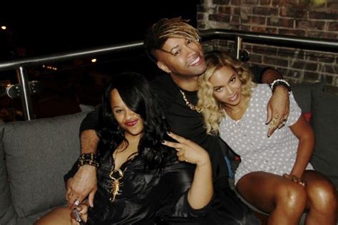 Beyonce With Her Stylist Ty Hunter And Cousin Angie Beyince