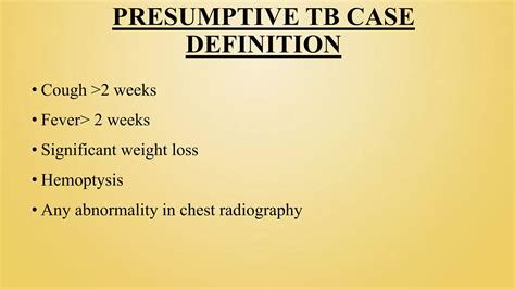 pulmonary tb tuberculosis  slideshare pptx