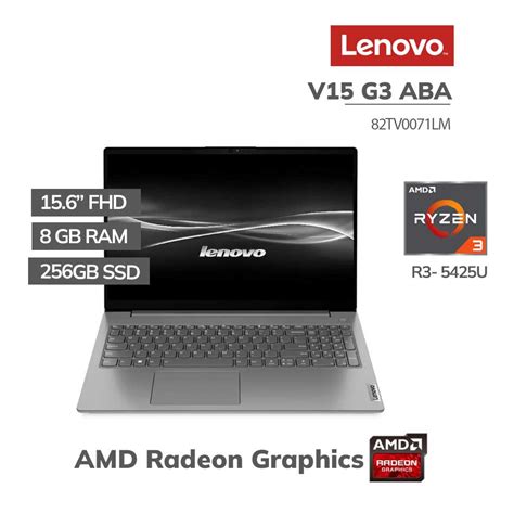 Laptop Lenovo V G Aba Ryzen U Gb Gb Ssd T Video Amd