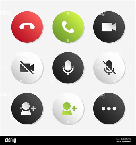 Phone Call Icon Vector Set Stock Vector Image Art Alamy