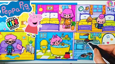 Toca Boca Paper Doll Diy Peppa Pig Paper Crafts Youtube The Best Porn