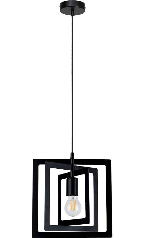 Lampe Suspension Justyna M Tal Noir Epikasa Leroy Merlin