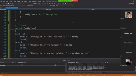 H Ng D N S D Ng Ch C N Ng Debug Tr N Visual Studio Youtube