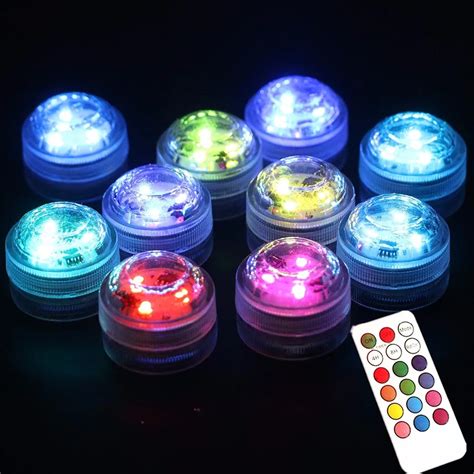 20pcs Super Bright Triple Leds Tealight Submersible Led Light