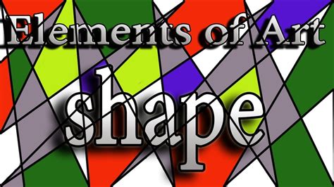 Elements Of Art Shape Elements Of Art Art Shapes