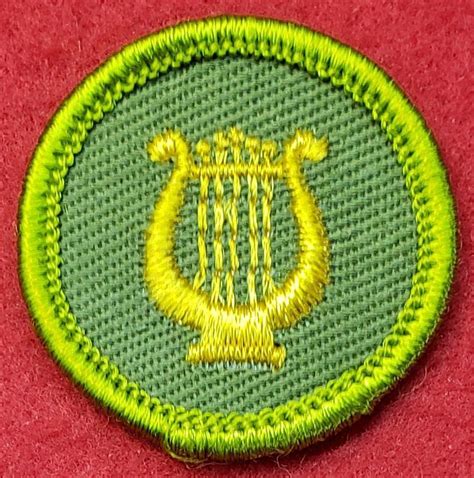 Bsa Music Merit Badge Type F Boy Scouts Of America Ebay