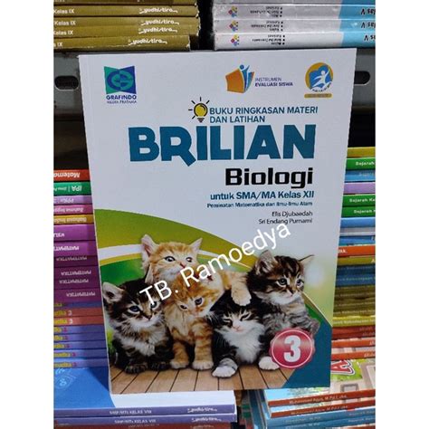 Jual Buku Brilian Biologi SMA MA Kelas XII Grafindo Shopee Indonesia