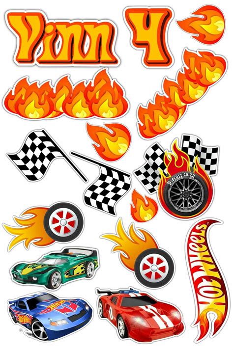 Hot Wheels Cake Topper