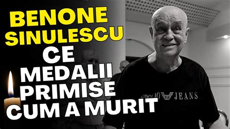 NOI DETALII Benone Sinulescu A Murit Acasa CE COLECTIE DE MEDALII