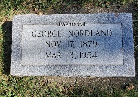 George Nordland 1879 1954 Find A Grave Memorial