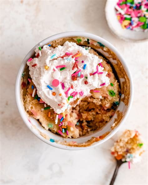 Easy Funfetti Mug Cake Vegan Oil Free Gluten Free The Banana Diaries