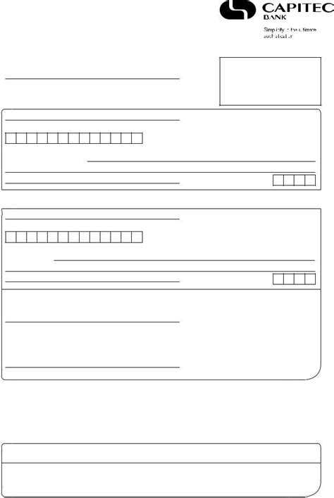 Capitec Bank Opening Form ≡ Fill Out Printable Pdf Forms Online