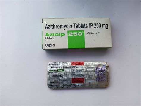 AZITHROMYCIN 250 MG TABLETS AZICIP At Rs 72 Strip Of 6 Tablets