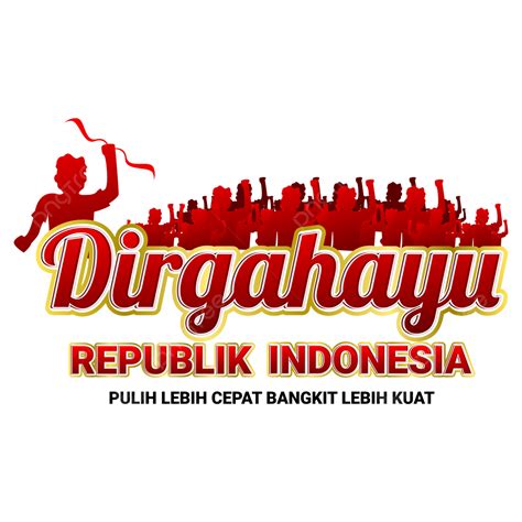 Dirgahayu Vector Design Images Lettering Dirgahayu Republik Indoneisa 2022 Ke 77 Dirgahayu