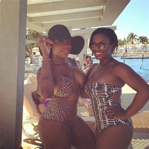 Fantasia Kandie Hey Ladies Kandi Burruss Strapless Bathing Suits Kandi