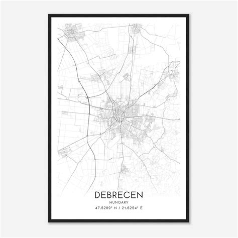 Debrecen - Custom Maps & Posters