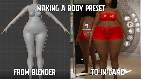 Watch Me Make A Sims 4 Body Preset Youtube