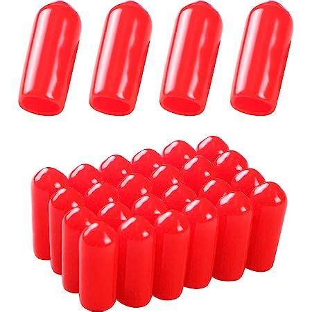 Bonsicoky 120Pcs Round Rubber End Caps 0 35 9mm ID Vinyl Flexible