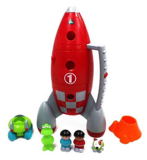 Early Learning Centre Happyland Lift Off Rocket: Amazon.co.uk: Toys ...