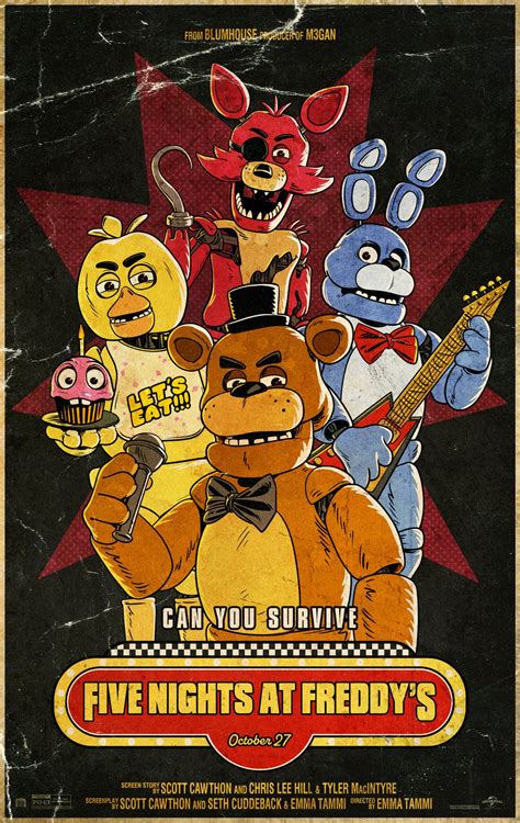 New Poster For Five Nights At Freddy S R Movies