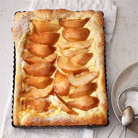 Birnen Schmand Kuchen Vom Blech Rezept ESSEN UND TRINKEN