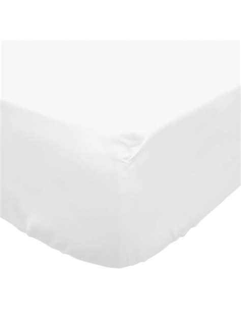 Drap Housse En Coton PERCALE Par Soleil D Ocre Blanc Kiabi 32 00