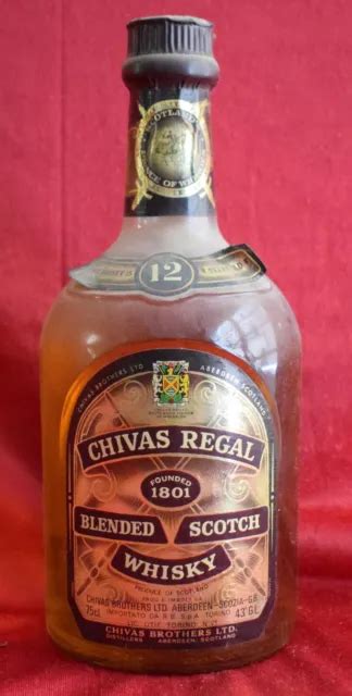 Chivas Regal Blended Scotch Whisky Years Old Anni Etichetta