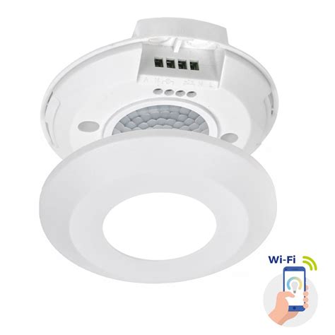 Wifi Slimme Pir Sensor Opbouw Ip65 2000w 8m 5 Jaar Garantie